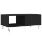 vidaXL Couchtisch Schwarz 90x50x36,5 cm Holzwerkstoff