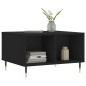 vidaXL Couchtisch Schwarz 60x50x36,5 cm Holzwerkstoff vidaXL Couchtisch Schwarz 60x50x36,5 cm Holzwerkstoff