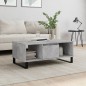 vidaXL Couchtisch Betongrau 90x50x36,5 cm Holzwerkstoff vidaXL Couchtisch Betongrau 90x50x36,5 cm Holzwerkstoff