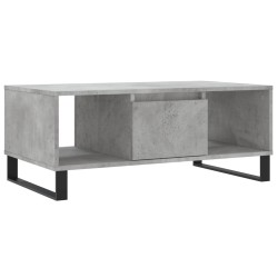 vidaXL Couchtisch Betongrau 90x50x36,5 cm Holzwerkstoff