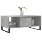 vidaXL Couchtisch Betongrau 90x50x36,5 cm Holzwerkstoff vidaXL Couchtisch Betongrau 90x50x36,5 cm Holzwerkstoff