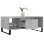vidaXL Couchtisch Betongrau 90x50x36,5 cm Holzwerkstoff vidaXL Couchtisch Betongrau 90x50x36,5 cm Holzwerkstoff