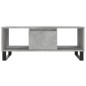 vidaXL Couchtisch Betongrau 90x50x36,5 cm Holzwerkstoff vidaXL Couchtisch Betongrau 90x50x36,5 cm Holzwerkstoff
