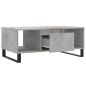 vidaXL Couchtisch Betongrau 90x50x36,5 cm Holzwerkstoff vidaXL Couchtisch Betongrau 90x50x36,5 cm Holzwerkstoff