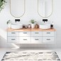vidaXL Waschtischplatte Hellbraun 180x50x(2-6) cm Massivholz Behandelt vidaXL Waschtischplatte Hellbraun 180x50x(2-6) cm Massivholz Behandelt