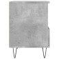 vidaXL Nachttisch Betongrau 40x35x50 cm Holzwerkstoff vidaXL Nachttisch Betongrau 40x35x50 cm Holzwerkstoff