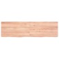 vidaXL Waschtischplatte Hellbraun 180x50x(2-6) cm Massivholz Behandelt vidaXL Waschtischplatte Hellbraun 180x50x(2-6) cm Massivholz Behandelt