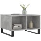 vidaXL Couchtisch Betongrau 60x50x36,5 cm Holzwerkstoff vidaXL Couchtisch Betongrau 60x50x36,5 cm Holzwerkstoff
