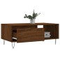 vidaXL Couchtisch Braun Eichen-Optik 90x50x36,5 cm Holzwerkstoff vidaXL Couchtisch Braun Eichen-Optik 90x50x36,5 cm Holzwerkstoff