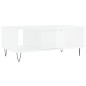 vidaXL Couchtisch Hochglanz-Weiß 90x50x36,5 cm Holzwerkstoff vidaXL Couchtisch Hochglanz-Weiß 90x50x36,5 cm Holzwerkstoff