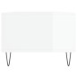 vidaXL Couchtisch Hochglanz-Weiß 90x50x36,5 cm Holzwerkstoff vidaXL Couchtisch Hochglanz-Weiß 90x50x36,5 cm Holzwerkstoff