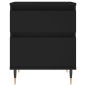 vidaXL Nachttisch Schwarz 40x35x50 cm Holzwerkstoff