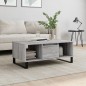 vidaXL Couchtisch Grau Sonoma 90x50x36,5 cm Holzwerkstoff vidaXL Couchtisch Grau Sonoma 90x50x36,5 cm Holzwerkstoff