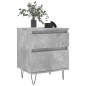 vidaXL Nachttische 2 Stk. Betongrau 40x35x50 cm Holzwerkstoff vidaXL Nachttische 2 Stk. Betongrau 40x35x50 cm Holzwerkstoff