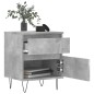vidaXL Nachttische 2 Stk. Betongrau 40x35x50 cm Holzwerkstoff vidaXL Nachttische 2 Stk. Betongrau 40x35x50 cm Holzwerkstoff