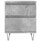 vidaXL Nachttische 2 Stk. Betongrau 40x35x50 cm Holzwerkstoff vidaXL Nachttische 2 Stk. Betongrau 40x35x50 cm Holzwerkstoff