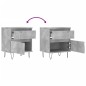 vidaXL Nachttische 2 Stk. Betongrau 40x35x50 cm Holzwerkstoff vidaXL Nachttische 2 Stk. Betongrau 40x35x50 cm Holzwerkstoff