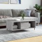 vidaXL Couchtisch Grau Sonoma 90x50x36,5 cm Holzwerkstoff vidaXL Couchtisch Grau Sonoma 90x50x36,5 cm Holzwerkstoff