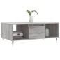 vidaXL Couchtisch Grau Sonoma 90x50x36,5 cm Holzwerkstoff vidaXL Couchtisch Grau Sonoma 90x50x36,5 cm Holzwerkstoff