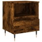 vidaXL Nachttisch Räuchereiche 40x35x50 cm Holzwerkstoff vidaXL Nachttisch Räuchereiche 40x35x50 cm Holzwerkstoff