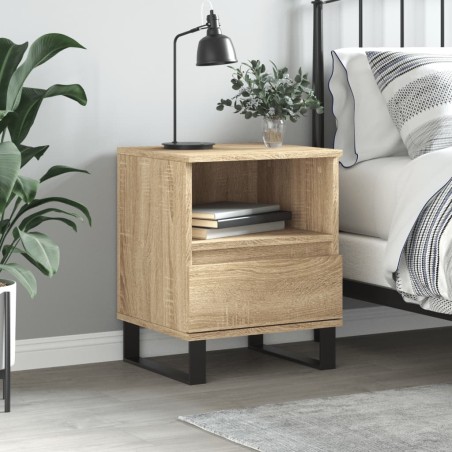 vidaXL Nachttisch Sonoma-Eiche 40x35x50 cm Holzwerkstoff