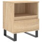 vidaXL Nachttisch Sonoma-Eiche 40x35x50 cm Holzwerkstoff vidaXL Nachttisch Sonoma-Eiche 40x35x50 cm Holzwerkstoff