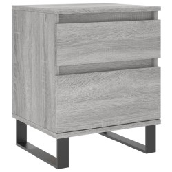 vidaXL Nachttisch Grau Sonoma 40x35x50 cm Holzwerkstoff