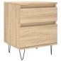 vidaXL Nachttische 2 Stk. Sonoma-Eiche 40x35x50 cm Holzwerkstoff vidaXL Nachttische 2 Stk. Sonoma-Eiche 40x35x50 cm Holzwerkstoff