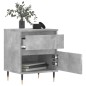 vidaXL Nachttische 2 Stk. Betongrau 40x35x50 cm Holzwerkstoff vidaXL Nachttische 2 Stk. Betongrau 40x35x50 cm Holzwerkstoff