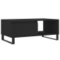vidaXL Couchtisch Schwarz 90x50x36,5 cm Holzwerkstoff vidaXL Couchtisch Schwarz 90x50x36,5 cm Holzwerkstoff