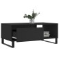 vidaXL Couchtisch Schwarz 90x50x36,5 cm Holzwerkstoff vidaXL Couchtisch Schwarz 90x50x36,5 cm Holzwerkstoff