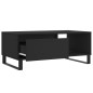 vidaXL Couchtisch Schwarz 90x50x36,5 cm Holzwerkstoff vidaXL Couchtisch Schwarz 90x50x36,5 cm Holzwerkstoff
