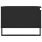 vidaXL Couchtisch Schwarz 90x50x36,5 cm Holzwerkstoff vidaXL Couchtisch Schwarz 90x50x36,5 cm Holzwerkstoff