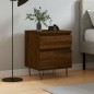vidaXL Nachttisch Braun Eichen-Optik 40x35x50 cm Holzwerkstoff vidaXL Nachttisch Braun Eichen-Optik 40x35x50 cm Holzwerkstoff