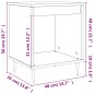 vidaXL Nachttische 2 Stk. Hochglanz-Weiß 40x35x50 cm Holzwerkstoff vidaXL Nachttische 2 Stk. Hochglanz-Weiß 40x35x50 cm Holzwerkstoff