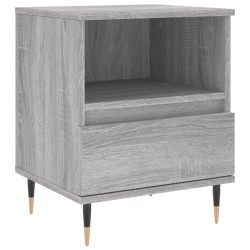 vidaXL Nachttisch Grau Sonoma 40x35x50 cm Holzwerkstoff