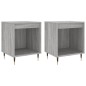 vidaXL Nachttische 2 Stk. Grau Sonoma 40x35x50 cm Holzwerkstoff vidaXL Nachttische 2 Stk. Grau Sonoma 40x35x50 cm Holzwerkstoff