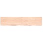 Waschtischplatte 200x40x6 cm Massivholz Unbehandelt Waschtischplatte 200x40x6 cm Massivholz Unbehandelt