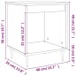 vidaXL Nachttische 2 Stk. Sonoma-Eiche 40x35x50 cm Holzwerkstoff vidaXL Nachttische 2 Stk. Sonoma-Eiche 40x35x50 cm Holzwerkstoff