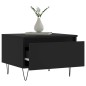 vidaXL Couchtisch Schwarz 50x46x35 cm Holzwerkstoff vidaXL Couchtisch Schwarz 50x46x35 cm Holzwerkstoff