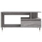 vidaXL Couchtisch Grau Sonoma 90x49x45 cm Holzwerkstoff vidaXL Couchtisch Grau Sonoma 90x49x45 cm Holzwerkstoff