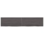 vidaXL Waschtischplatte Dunkelbraun 140x30x(2-4)cm Massivholz vidaXL Waschtischplatte Dunkelbraun 140x30x(2-4)cm Massivholz