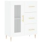 Highboard Weiß 69,5x34x180 cm Holzwerkstoff Highboard Weiß 69,5x34x180 cm Holzwerkstoff