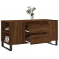 vidaXL Couchtisch Braun Eichen-Optik 102x44,5x50 cm Holzwerkstoff vidaXL Couchtisch Braun Eichen-Optik 102x44,5x50 cm Holzwerkstoff