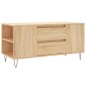 vidaXL Couchtisch Sonoma-Eiche 102x44,5x50 cm Holzwerkstoff vidaXL Couchtisch Sonoma-Eiche 102x44,5x50 cm Holzwerkstoff