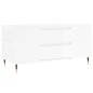 vidaXL Couchtisch Hochglanz-Weiß 102x44,5x50 cm Holzwerkstoff vidaXL Couchtisch Hochglanz-Weiß 102x44,5x50 cm Holzwerkstoff