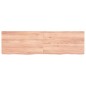 vidaXL Waschtischplatte Hellbraun 140x40x(2-4) cm Massivholz Behandelt vidaXL Waschtischplatte Hellbraun 140x40x(2-4) cm Massivholz Behandelt