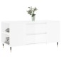 vidaXL Couchtisch Hochglanz-Weiß 102x44,5x50 cm Holzwerkstoff vidaXL Couchtisch Hochglanz-Weiß 102x44,5x50 cm Holzwerkstoff