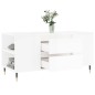 vidaXL Couchtisch Hochglanz-Weiß 102x44,5x50 cm Holzwerkstoff vidaXL Couchtisch Hochglanz-Weiß 102x44,5x50 cm Holzwerkstoff