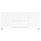vidaXL Couchtisch Hochglanz-Weiß 102x44,5x50 cm Holzwerkstoff vidaXL Couchtisch Hochglanz-Weiß 102x44,5x50 cm Holzwerkstoff